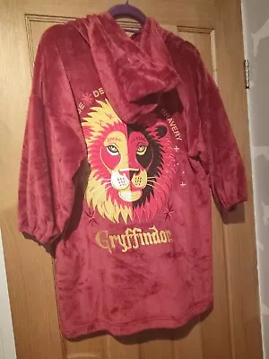 Buy Harry Potter Gryffindor Hoodie Snuddie Snuggle Snoodie Oversized Childs S Adults • 14.99£