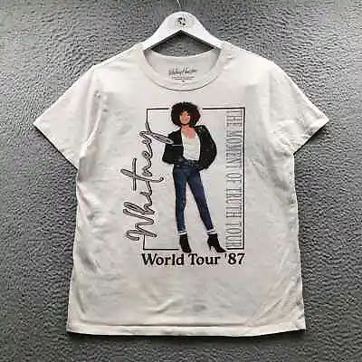 Buy Whitney Houston The Moment Of Truth World Tour '87 T-Shirt Womens M Short Sleeve • 14.24£