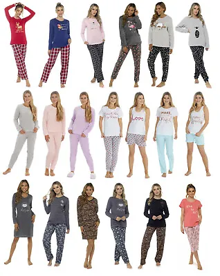 Buy Ladies Womens Nightwear Range  NEW Pyjama Set Pj's Nightdress Nightie Loungewear • 13.49£