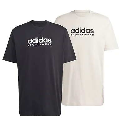 Buy Mens Adidas Sportswear Soft Relaxed Fit Short Sleeve T Shirt Sizes From S To XXL • 25.38£