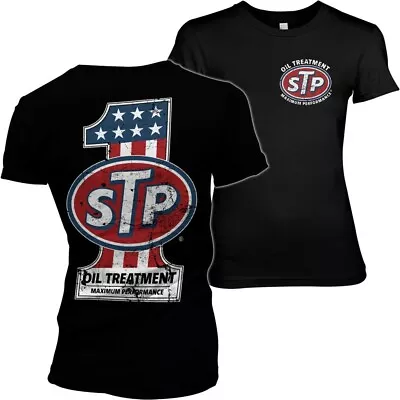 Buy STP American No. 1 Girly Tee Damen T-Shirt Black • 28.83£