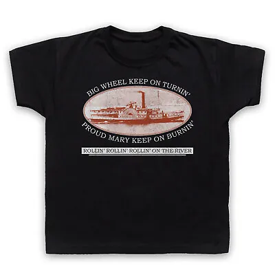 Buy Proud Mary Unofficial Creedence Ccr Clearwater Revival Kids Childs T-shirt • 16.99£