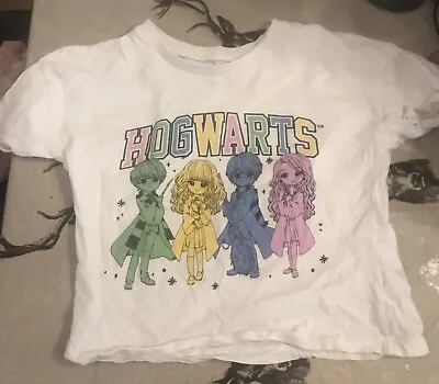 Buy Girls Hogwarts T-shirt Age 9 Years • 0.99£