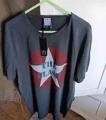 Buy The Clash Logo T Shirt Large New • 15£