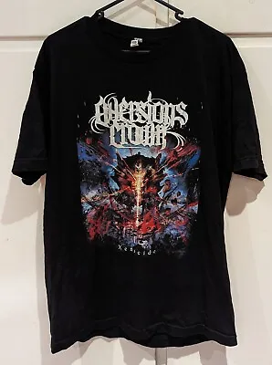 Buy Aversions Crown Xenocide T-Shirt - Size Large L - Heavy Metal Band Tee • 14.47£