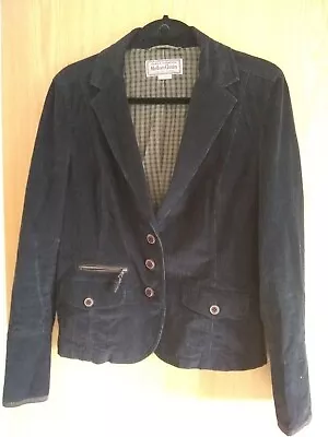 Buy Ladies Marlboro Classics Blue Corduroy Jacket Size UK 8   EU 42 • 8£