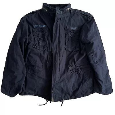 Buy Brandit M65 Giant Jacket Detachable Inner Jacket Military Style, Navy, 6XL • 99.99£