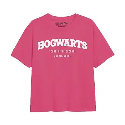 Buy Harry Potter Girls T-shirt Hogwarts School Logo Top Tee 7-13 Years Official • 9.99£