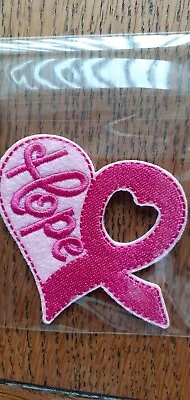 Buy Wear It Pink Cancer Hope Iron/sew On Pink Embroidered Patch • 3.99£