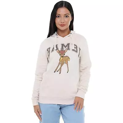 Buy Disney Womens Hoodie Bambi Collegiate Pullover Jumper Hooded S-XL Official • 24.99£