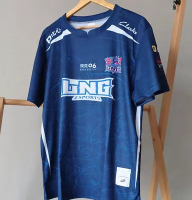 Buy Game LOL Team LNG Esports Uniform S13 TShirt 2023 LPL World Championship Jersey • 27£