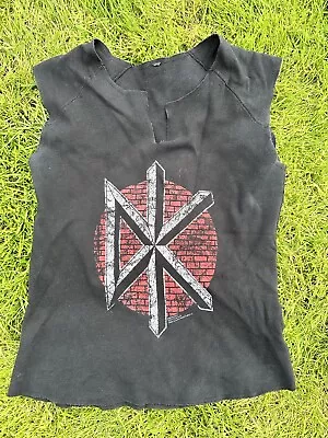 Buy Dead Kennedys Tour Cut Off Vest T Shirt Music Punk Festival Wear Crop Cut Down • 9.99£