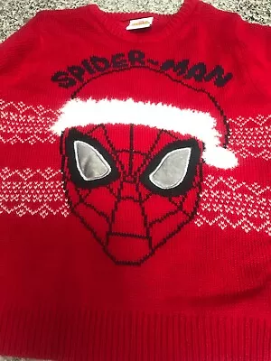 Buy Primark Spiderman Christmas Jumper - 3 To 4 Years - VGC! • 8.50£