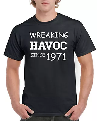 Buy 53rd Birthday Gifts Year 1971 Present 53 Years Old Mens T Shirt  Havoc T-Shirt  • 12.99£