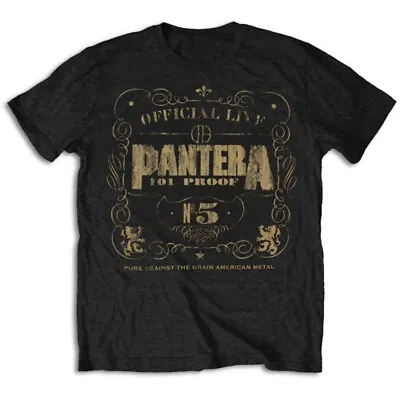 Buy Pantera 101 Proof Live Dimebag Darrell Metal Official Tee T-Shirt Mens Unisex • 15.99£