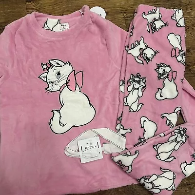 Buy Disney Aristocat Marie Cat Ladies Cosy Fleece Pyjama Women Warm PJs 12-14 Medium • 25£