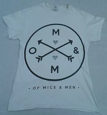 Buy Of Mice & Men Arrows Circle Genuine/offical Gildan T-shirt Small Pit To Pit 19  • 15£
