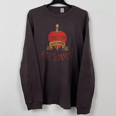 Buy Vintage 2005 Alice Cooper Schools Out Rare Band Tour T-Shirt L 0459 • 5£
