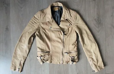 Buy Brampton Beige Genuine Leather Jacket, M/10, Never Worn! • 50£