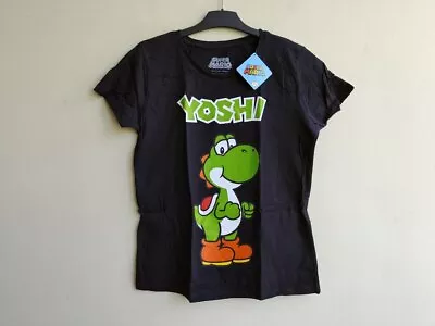 Buy Difuzed Official Nintendo  Super Mario-Yoshi Women's T-Shirt TS227043NTN • 23.68£
