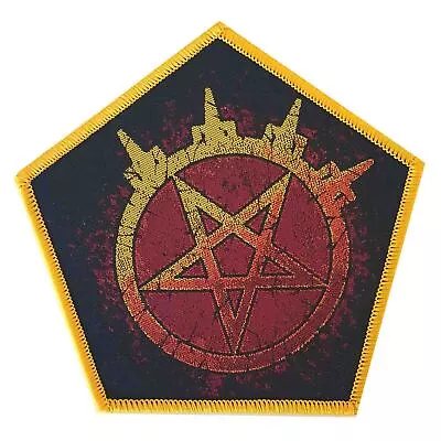 Buy Arch Enemy Pentagram Yellow Border Patch Official Band Merch • 7.58£