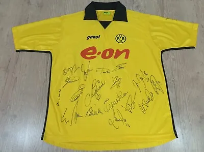 Buy Borussia Dortmund BVB - Home - 2003/2004 European Version Matchworn Shirt Trikot • 156.29£