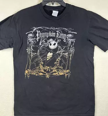 Buy Nightmare Before Christmas T Shirt Med Pumpkin King Double Sided Tim Burton  VGT • 28.41£
