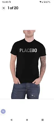 Buy Placebo T-shirt Band Logo Black Unisex • 10£