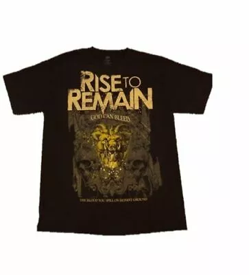 Buy Rise To Remain 'God Can Bleed' Black Rock T Shirt, Official Band Merchandise, XL • 10£