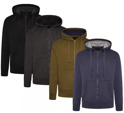 Buy Mens Forge Fleece Hooded Zip Up Sweat Jumper Smart Casual Jacket  Big Size 2-8XL • 24.99£