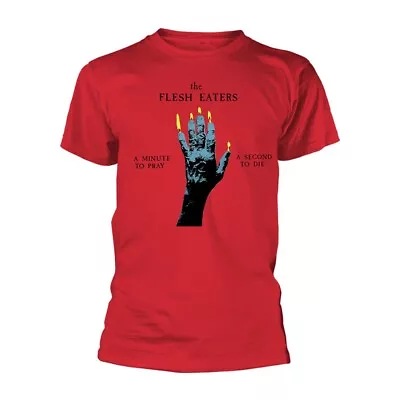 Buy FLESH EATERS, THE - A MINUTE TO PRAY… RED T-Shirt X-Large • 12.18£