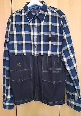 Buy Men's Vivienne Westwood Lee Jeans Forest Lumber Denim Jacket Size XL New No Tags • 125£