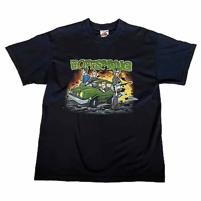 Buy Vintage The Offspring T Shirt Black Large Rare Cartoon Y2K Music • 69.99£