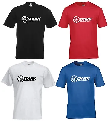 Buy Kids Stark Industries T Shirt Superhero Design Gamer Retro Size 3-4 To 12-13 • 8.50£