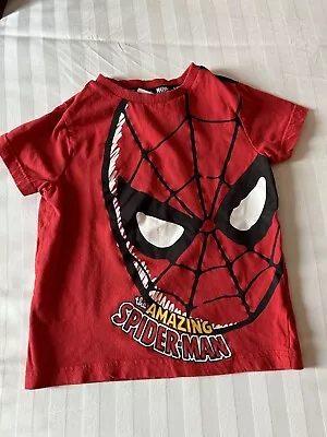 Buy Marvel The Amazing Spider-Man T Shirt 2-3 Years • 7£