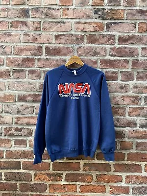 Buy Vintage NASA Kennedy Space Center Tour Merch Jumper 80s BNWT Trench Made In USA • 40.72£