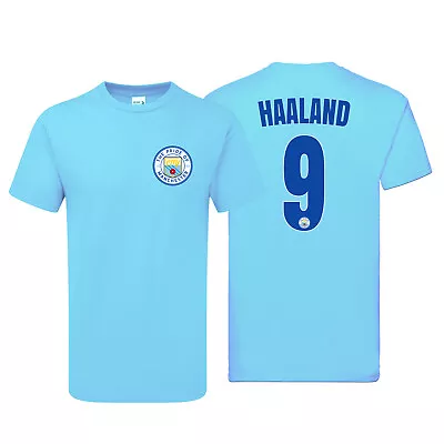 Buy Childrens 9 HAALAND Kit Style TSHIRT City Pride Manchester Unofficial Merch • 14.95£
