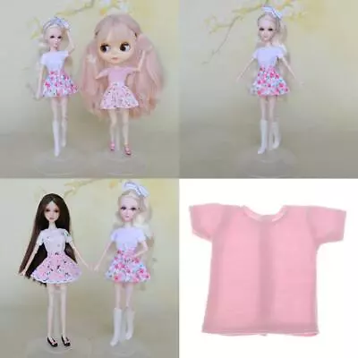 Buy Fashion 12 Inch Girl Doll  T-shirts  Matching Kids Gifts Accessory • 5.57£