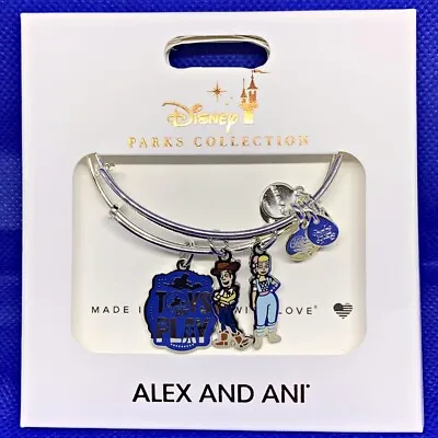 Buy Disney Parks ALEX & ANI Double Bracelet TOY STORY 4 Woody BoPeep Silver Tone NEW • 48.03£