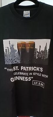 Buy Guinness St Patrick's Day 17-3-99 Very Rare Vintage T-Shirt - Nice Old Stock • 29.99£