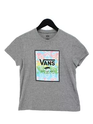 Buy Vans Women's T-Shirt XL Grey Graphic 100% Other Short Sleeve Crew Neck Basic • 12£