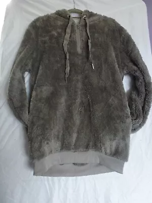 Buy Brand New Dark Grey Quarter Zip Hooded Fleece Size L • 10£