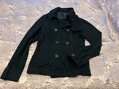 Buy H&M Women’s Denim Jacket Size 12 Black • 6.50£
