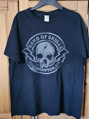 Buy Band Of Skulls Southampton Skull Black T-shirt XL • 22.95£