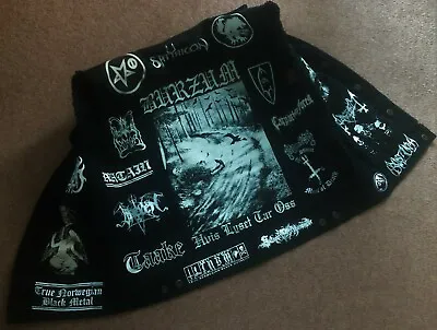 Buy True Scandinavian Black Metal Battle Jacket Norway Sweden Finland Denim Vest 5XL • 236.66£