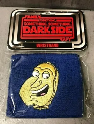 Buy Family Guy Terry Cloth Wristband Sweatband - Something Darkside C3PO Quagmire • 4.95£