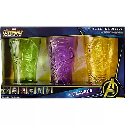 Buy Meta Merch Marvel Infinity Stone Glasses - Hulk, Groot, Thor • 70£