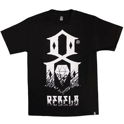 Buy Rebel8 Up In Flames T-shirt Black • 24.99£