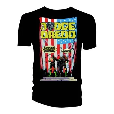 Buy Judge Dredd T-shirt Kids Size S U.s. Flag Dark Heather Brand New  • 1.86£