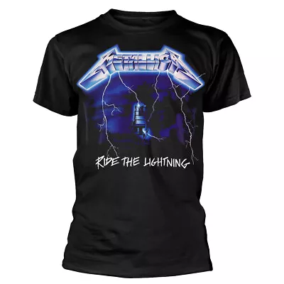 Buy Metallica Ride The Lightning Tracks Black T-Shirt NEW OFFICIAL • 17.79£
